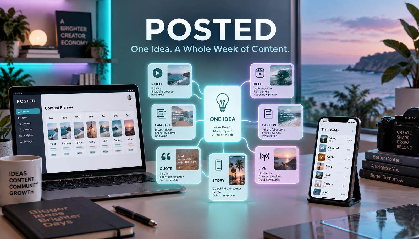POSTED: One Idea. A Whole Week of Content.